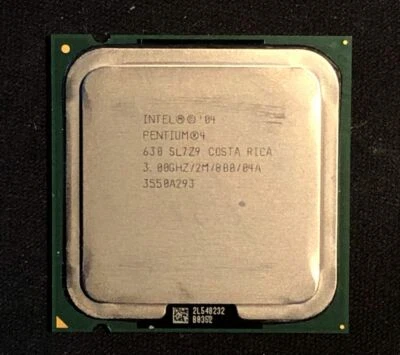 INTEL PENTIUM 4 630 SL7Z9 3,00Ghz/2M/800//04A 3550A293 COSTA RICA TESTATO - Immagine 1 di 2