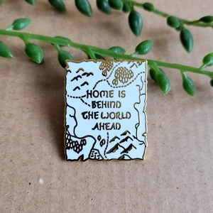 Lord of the Rings Enamel pin badge - Home is Behind the world ahead metal Gift - Picture 1 of 1