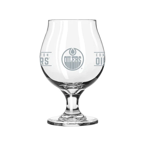 Edmonton Oilers 16oz. Belgium Glass Cover