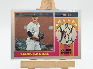 Tarik Skubal 2025 Topps Heritage Player Icon Silver Foil #76PI-20 Detroit Tigers - Picture 1 of 2
