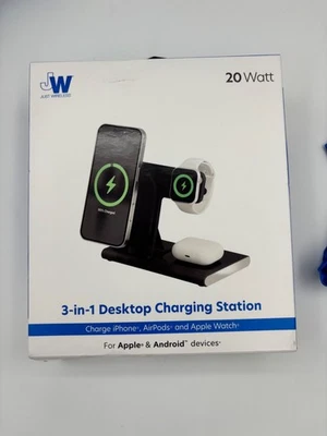 Estación de Carga Just Wireless 3 en 1 20W Nueva Foto 1 de 2