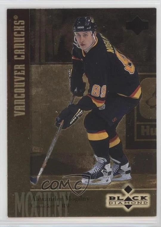 1996-97 Upper Deck Black Diamond Single Diamonds Gold Alexander Mogilny #89 HOF - Image 1 of 2