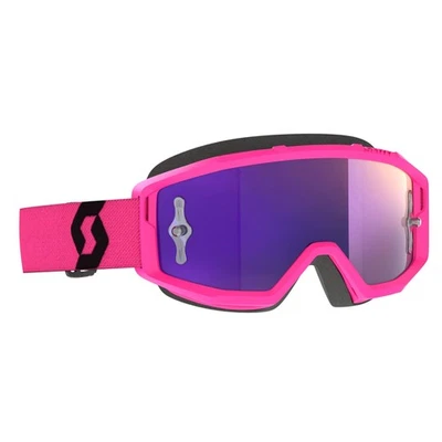 Scott Usa Primal Goggles (One Size Fits Most, Black/Pink / Chrome/Smoke Lens) - Image 1 of 3