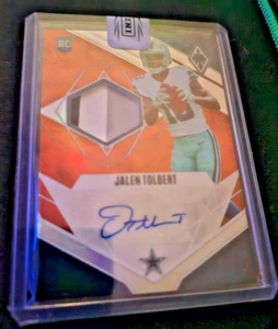 2022 Panini Phoenix Jalen Tolbert RPA Auto Patch Rookie Card #RJA-JT /149 3-Colo - Picture 1 of 6