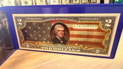 Star-Spangled Banner $2 Commemorative Legal Tender Bank Note - Uncirculated and - Image 1 of 4