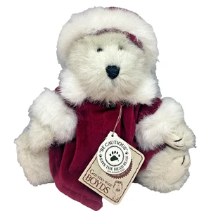 JUNGEN PLÜSCHBÄR - BRIANA BEARLOV roter Samtmantel & Hut 8,50 Zoll - Bild 1 von 8