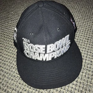 Michigan State Spartans 2014 Rose Bowl Champs Hat OSFA Nike Team Black - Picture 1 of 5
