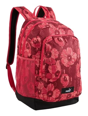 PUMA Academy Backpack Rucksack Rucksack Intense Red-Floral AOP dunkelrot rot Neu - Bild 1 von 3