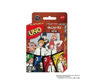 UNO Chainsaw Man 游戏 112 张(添加 4 张秘密卡)全新日本 — 第 1/2 张图片
