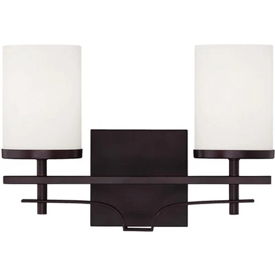 Iluminación para casa Savoy 8-338-2-13 Colton luz de tocador de baño bronce inglés Foto 1 de 3