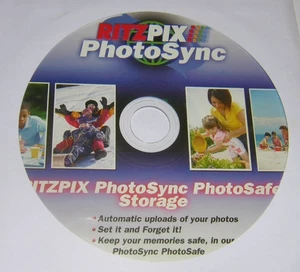 RitzPix PhotoSync PhotoSafe Storage Software Install CD-ROM for Windows (2008) - Picture 1 of 1
