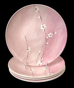 Set 4- Royal Stafford Radio Blossom Pattern 11” Pink Dinner Plates - Picture 1 of 4