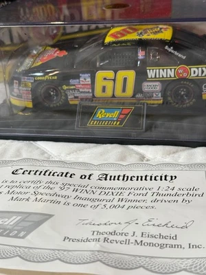 NASCAR #60 1997 Mark Martin diecast 1/24 réplica Ford Thinderbird Foto 1 de 4