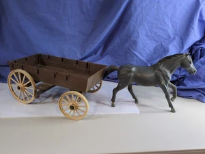 Vintage-Bonanza -Wagon, Horse and Little Joe Figure + Accessories - Picture 1 of 11