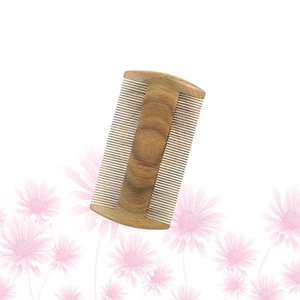  Peine de pelo dentado peine de masaje antiestático peine de sándalo natural de colección - Imagen 1 de 12