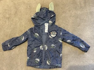 Star Wars Mandalorian grogu the child Boys Size 4 Jacket With Grogu Ears - Picture 1 of 5