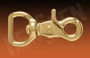 50 Stück NEU Massiv Messing Schwenkgurt Trigger Druckknöpfe 2-5/8" Lg x 3/4" breit - Bild 1 von 5