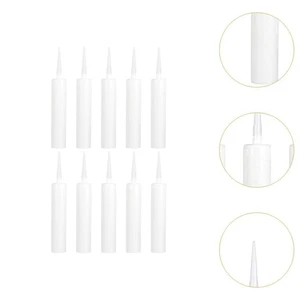 3/5/10PCS Empty Silicone Cartridge Squeeze Tubes Clear Hose Sealant - Picture 1 of 12