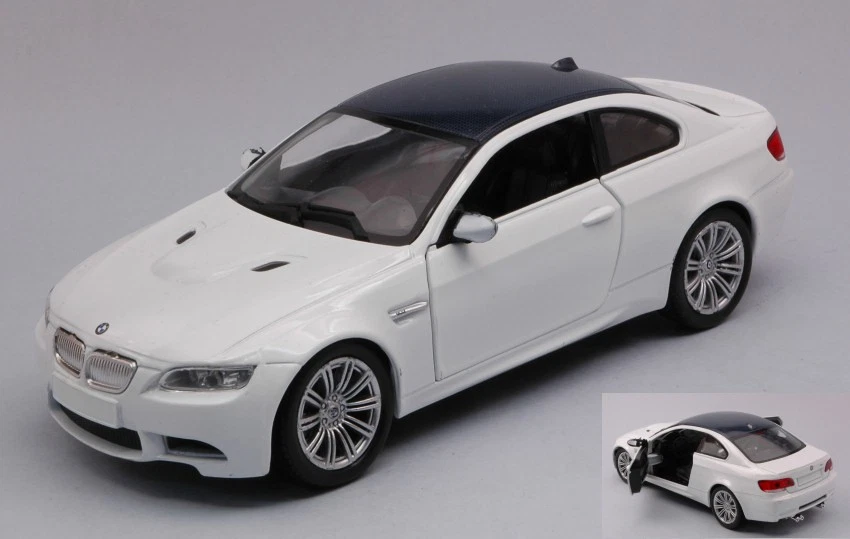 New Ray BMW M 3 COUPE  2008 WHITE 1:24 - Immagine 1 di 1