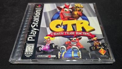 CTR: Crash Team Racing Black Label Sony Playstation 1 PS1 MINT disc COMPLETE-! - Image 1 of 4