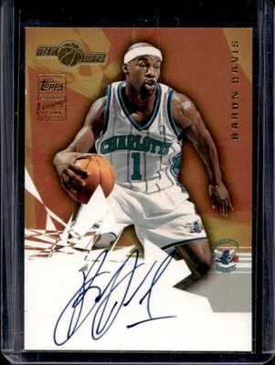 2001-02 Topps Baron Davis Auto #TA-BD Hornets - Image 1 of 2