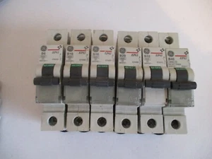 GE GENERAL ELECTRIC EP61 B6 B10 B16 B20 B32 B40 AMP 6KA SINGLE POLE MCB'S - Picture 1 of 1