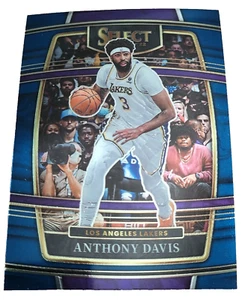 2022 Panini Select #39 Anthony Davis Los Angeles Lakers Blue Basketball Card (H0 - Picture 1 of 2