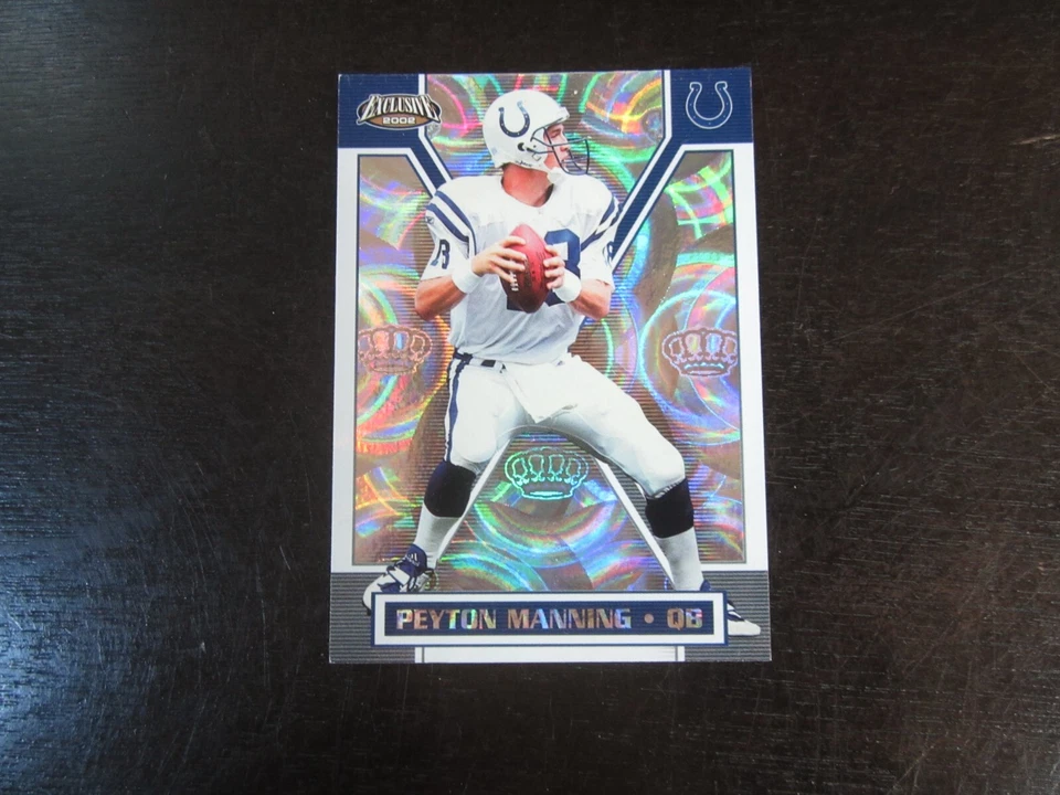 2002 Pacific Exclusive # 76 Peyton Manning Card (B61) Indianapolis Colts - Image 1 of 2