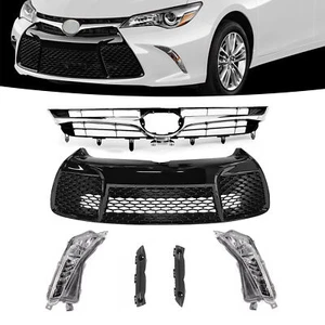 For Camry 2015-17 SE Front Bumper Grille Fog Daytime Running Light W/Brackets - Picture 1 of 8