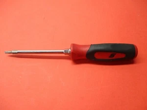 SNAP ON TOOLS T10 TORX Mini-Tip Soft Grip Screwdriver (Red) SGDR310B - Foto 1 di 2