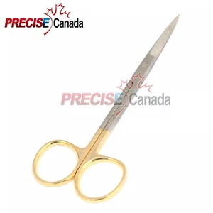 Dental Kelly Gum Scissors Straight (16cm) 6.5" Surgical Orthodontics Gold Rings - Picture 1 of 2