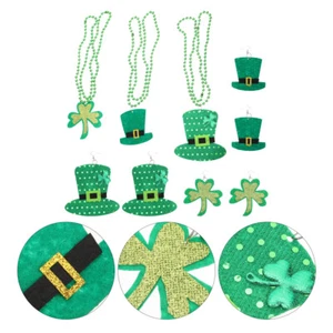 Abito Irlandese Tuta Patricks Day Decorazioni Patty's Accessori Donna Miss - Foto 1 di 11