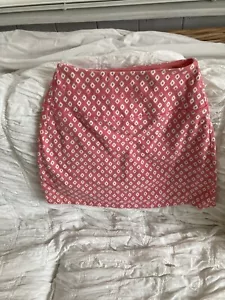 Ladies Sm Skort “Slender Shapes” By TEEZHER Sexy/ Comfy Coral/white SMOOTH TUMMY - Picture 1 of 9