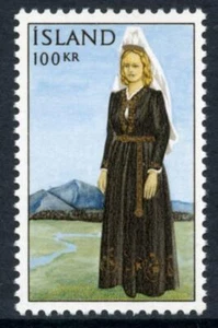 Island: 1966 Nationaltracht (379) postfrisch - Bild 1 von 1