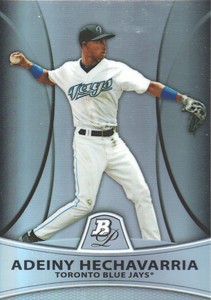 2010 Bowman Platinum Prospects Refractor Thin #PP8 Adeiny Hechavarria /999