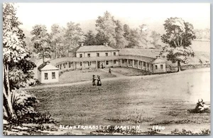 Postal de dibujo de mansión Blennerhassett WPPC West Virginia Wood - Imagen 1 de 2