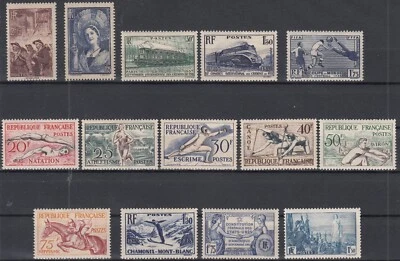 OJ22306/ FRANCE – 1936 / 1950 MINT SELECTION – CV 230 $ - Image 1 of 2