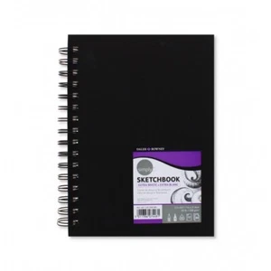 Cuaderno de dibujo encuadernado en espiral papel almohadilla para libro de bocetos A5 80 páginas 100 gsm - Imagen 1 de 6