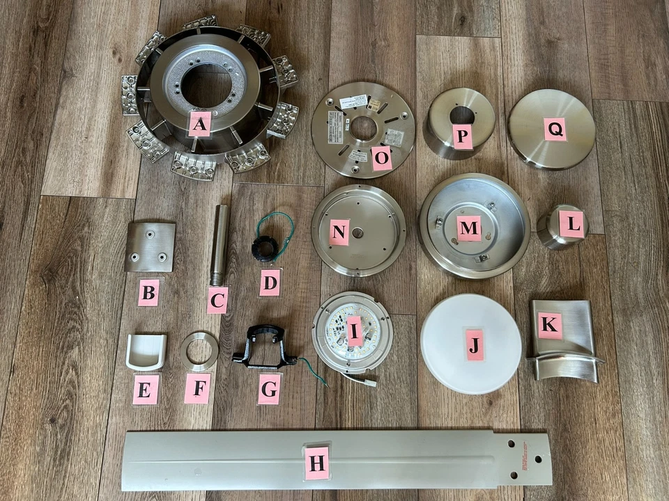 Replacement Parts for Fanimation Slinger V2 Ceiling Fan LP8147S (R) - Image 1 of 1