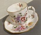 English Royal Crown Derby Posies floral cabinet  Cup & Saucer