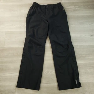 Cabela's Gore-Tex Pantalones de Lluvia Para Hombres Pequeños Negros Cremallera Tobillo Cintura Elástica Cremallera Bolsillo - Imagen 1 de 14