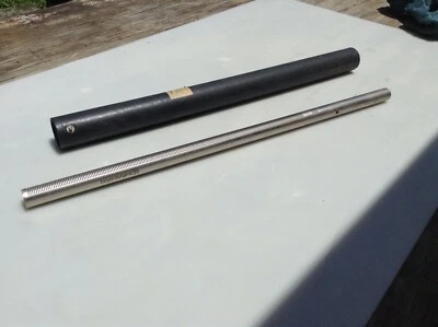 Silver BEYER DYNAMIC MC 737 Vintage Long Shotgun Condenser Microphone and Case - Image 1 of 4