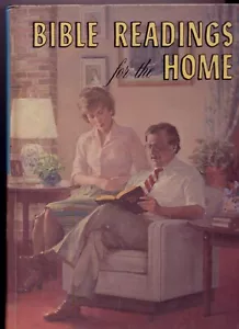 BIBLE READINGS FOR THE HOME - LARGE 572 PAGES, BEAUTIFUL COLOR PLATES, ©1980 - Imagen 1 de 4