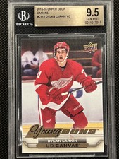 2015-16 Dylan Larkin Upper Deck Canvas YG #C112 BGS 9.5