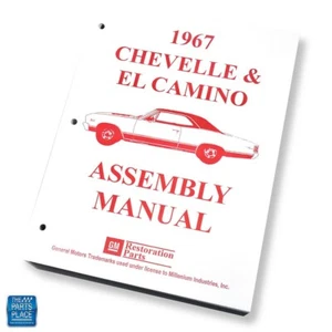 1967 Chevelle & El Camino Factory GM Assembly Manual Each Loose Leaf / Unbound - Picture 1 of 4