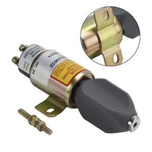3864274 24V Stop Shutoff Solenoid For Cummins 1700-2536 1751-24E7U1B1S5A - Picture 1 of 10