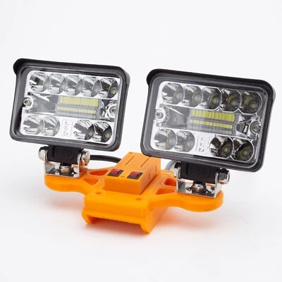 For Dewalt 20V Li-ion Battery LED Work Light High Lumen Outdoor Floodlight US - Image 1 of 4