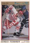 1991-92 O-Pee-Chee Premier #68 Sergei Fedorov Detroit Red Wings