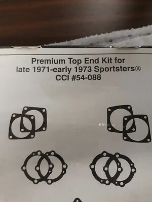 1971-73 Sportster Top End Gasket Kit 54-088 - Image 1 of 3