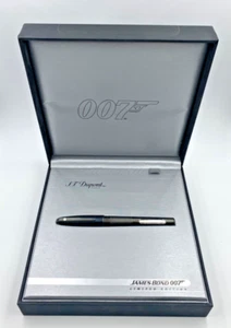S.T. Pluma Estilográfica Dupont James Bond Spectre 007 Negro Gunmetal - Imagen 1 de 15